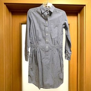 Banana Republic button up shirt dress, size 0, new with tags